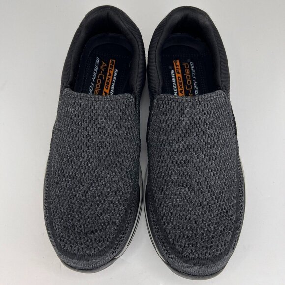 Skechers Mens 65086 Black Relaxed Fit Expected Gomel Size 9 Slip-On Shoes - Picture 4 of 9